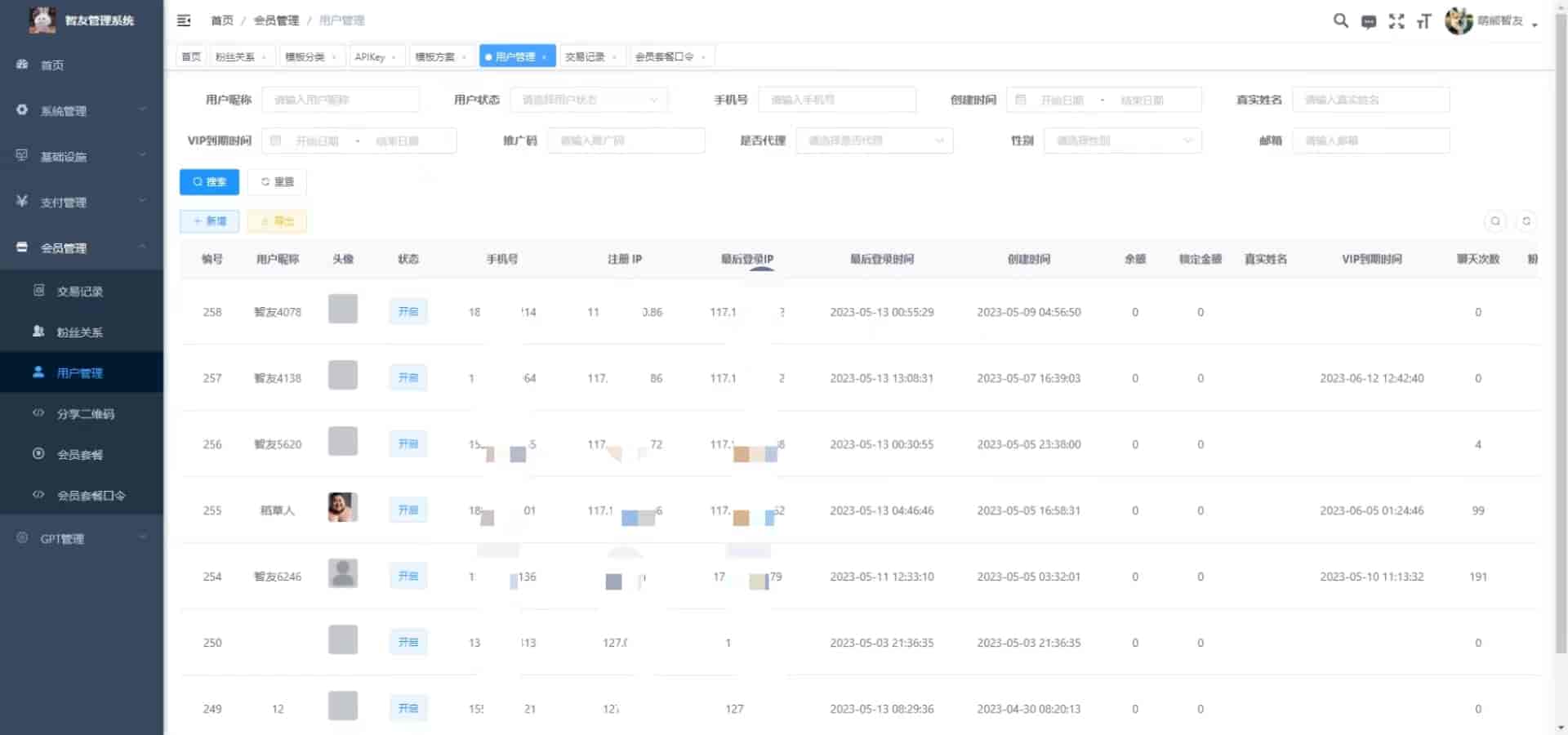 (5811期) Saas无限多开版ChatGPT小程序+H5,系统已内置GPT4.0接口,可无限开通坑位