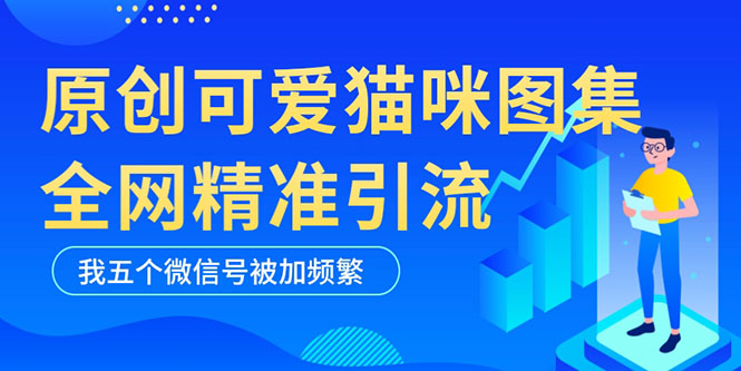 (5498期)黑科技纯原创可爱猫咪图片,全网精准引流,实操5个VX号被加频繁